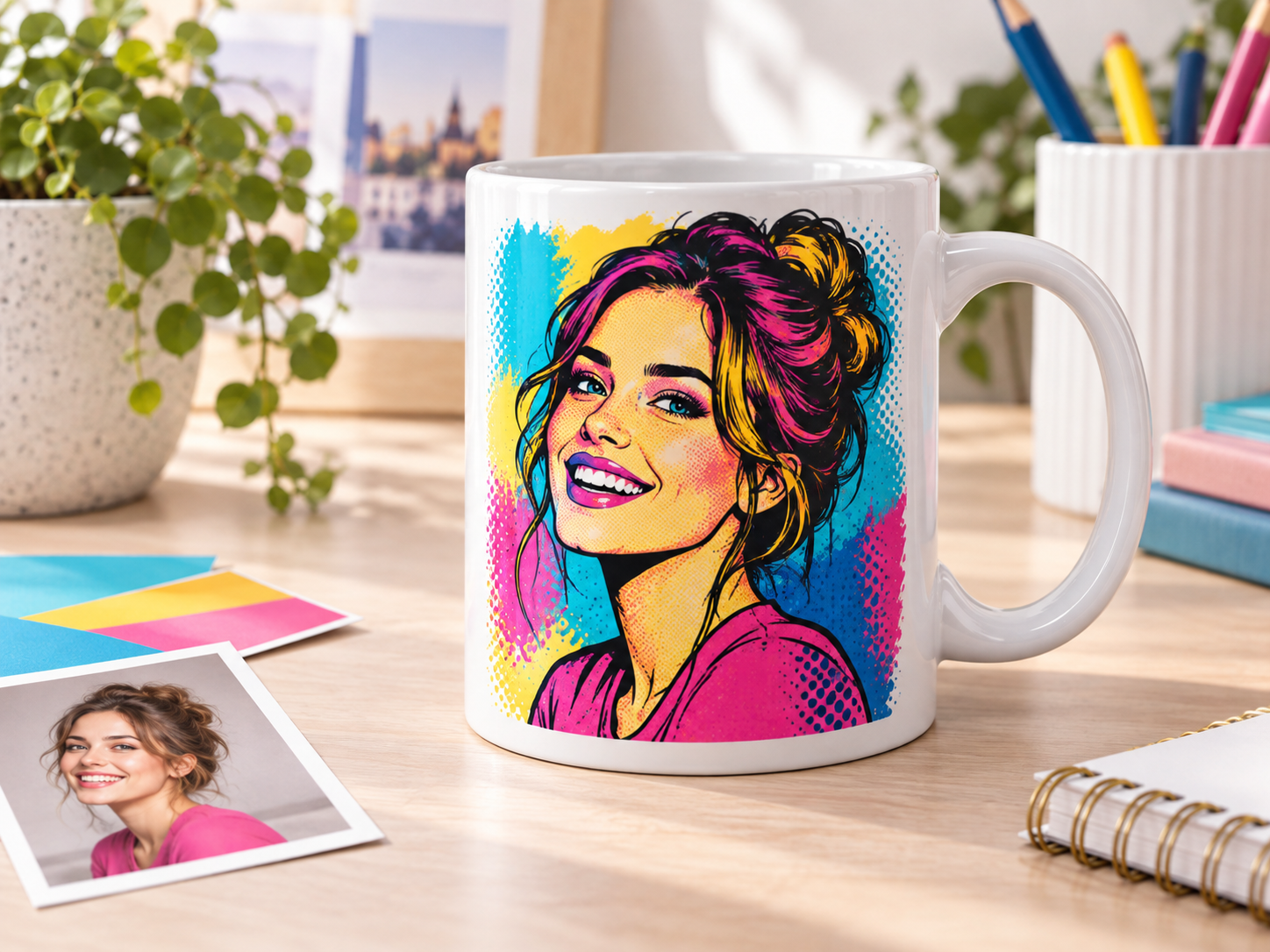 Pop art z vlastní fotografie: jak vytvořit výrazný motiv pro potisk